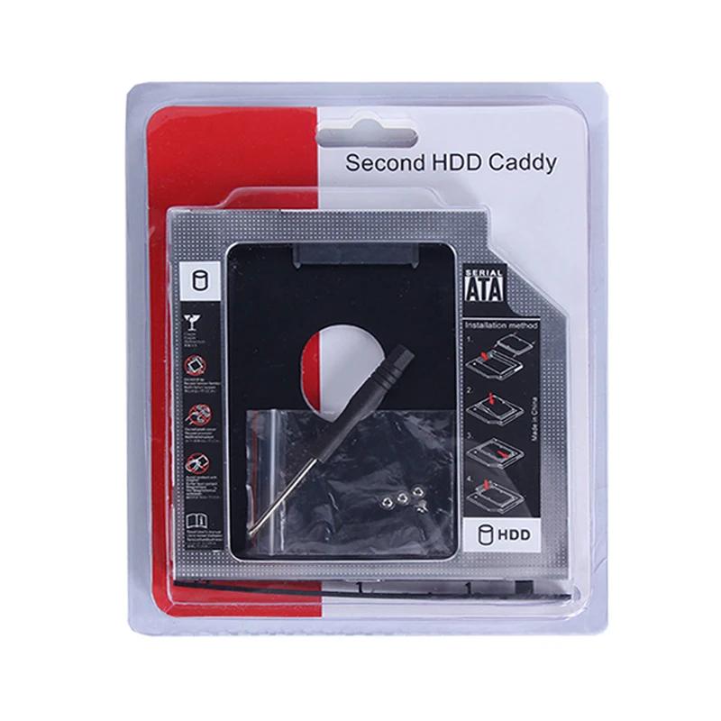 2.5 ġ SSD DVD -ROM Ŭ  ϵ ũ ̺ SATA 3.0, ˷̴ 2  HDD ĳ, 9.5mm, 12.7mm, 9.5mm